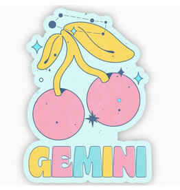 Gemini Cherries Sticker