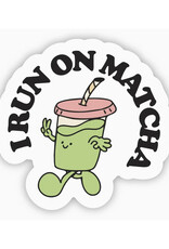 I Run On Matcha Sticker