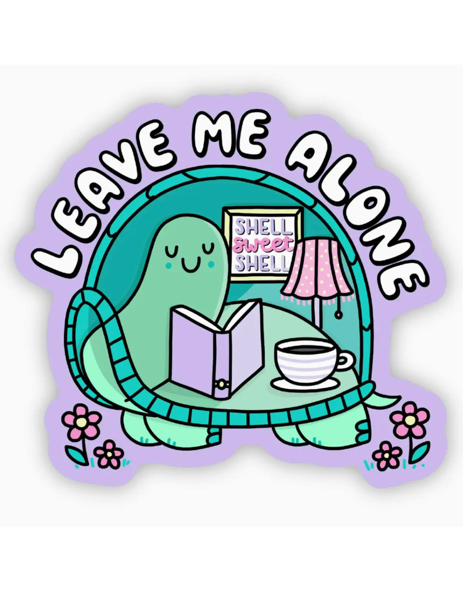Leave Me Alone Turtle Sticker