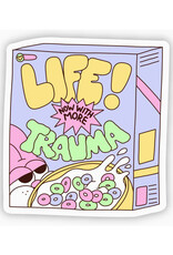 Life Trauma Cereal Sticker
