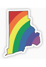 Rhode Island Rainbow Sticker