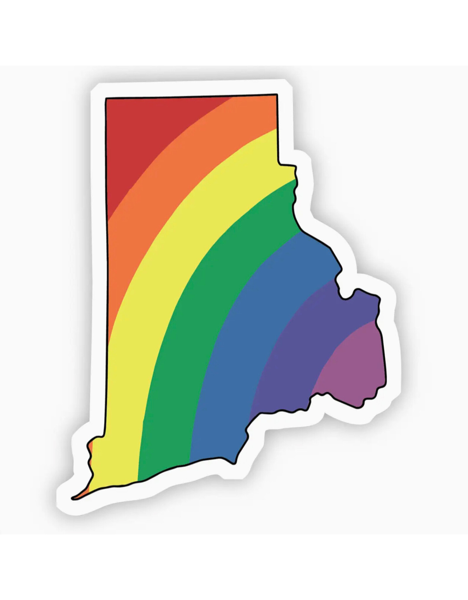 Rhode Island Rainbow Sticker