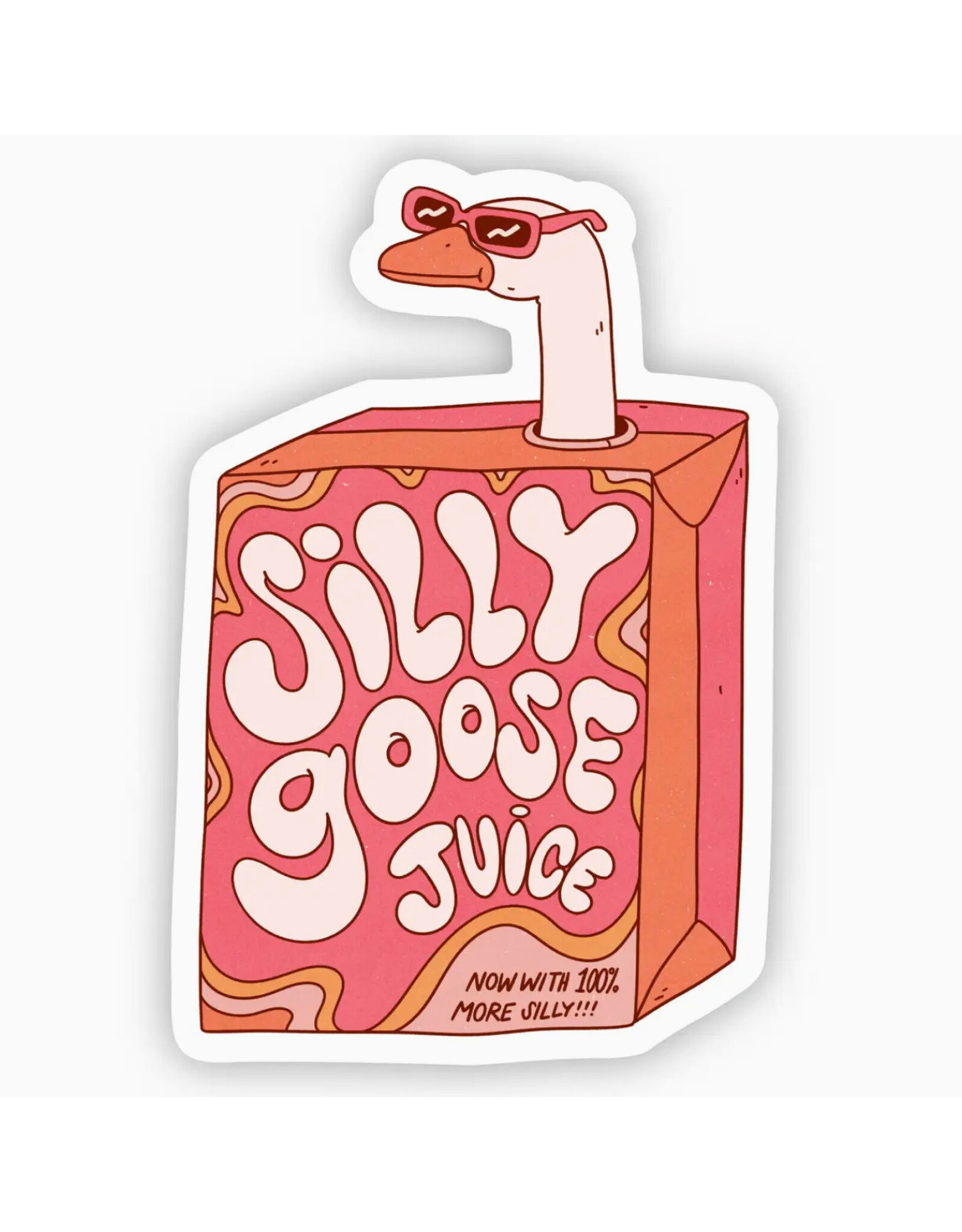 Silly Goose Juice Sticker