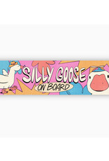 Silly Goose On Board Bumper Sticker Silly Goose On Board Bumper Sticker