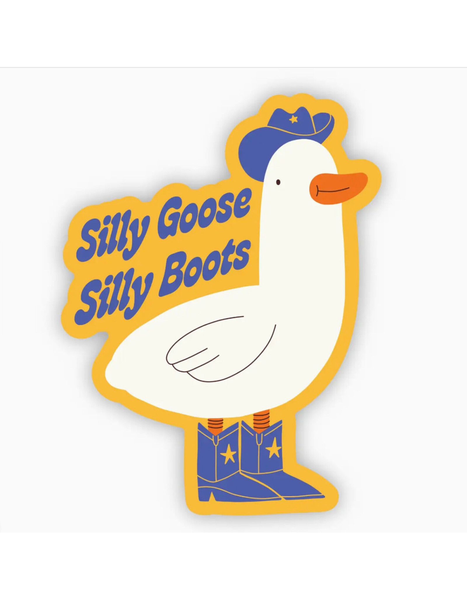 Silly Goose Silly Boots Sticker