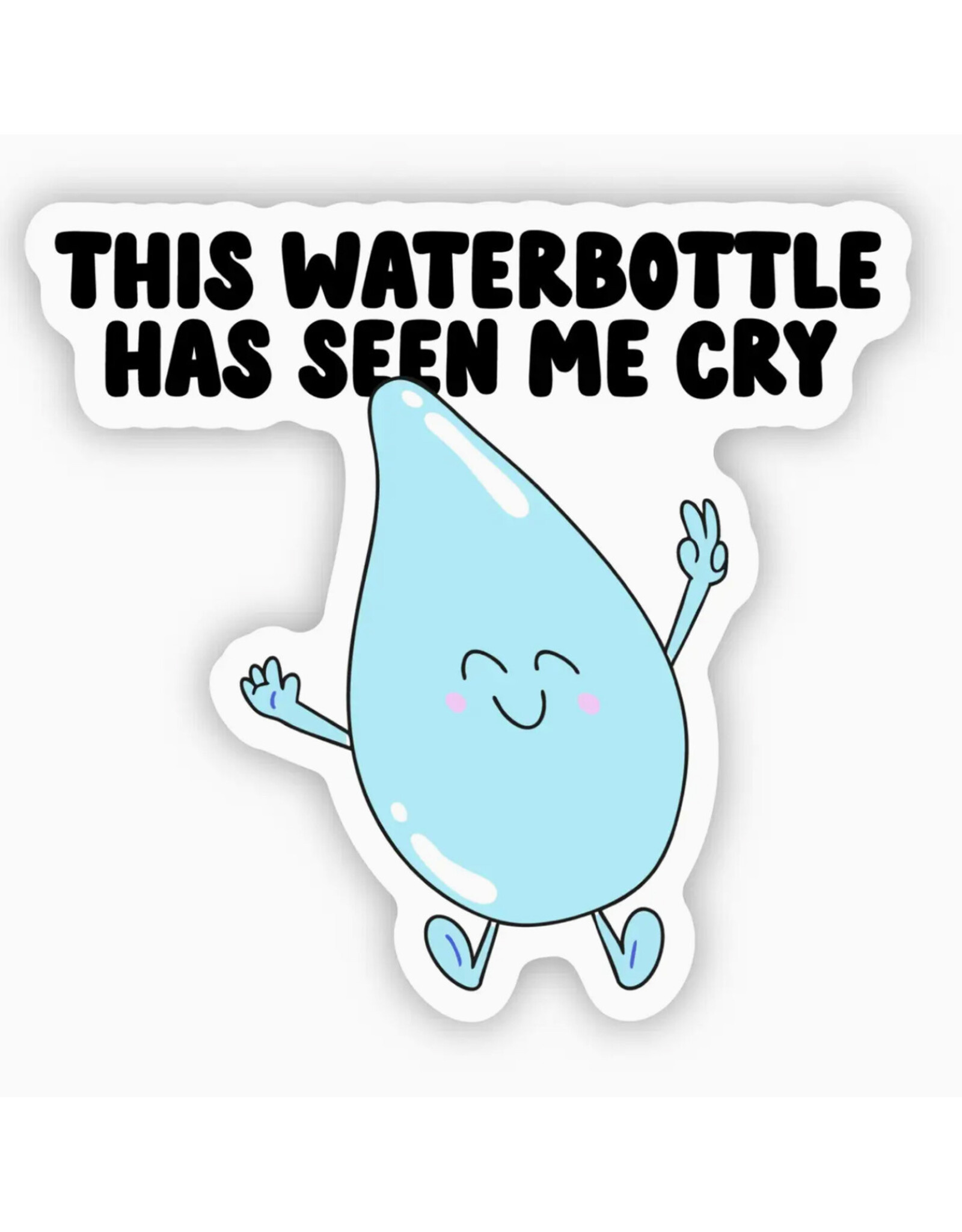 This Waterbottle Has Seen Me Cry Sticker