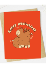 Cappy Anniversary Greeting Card