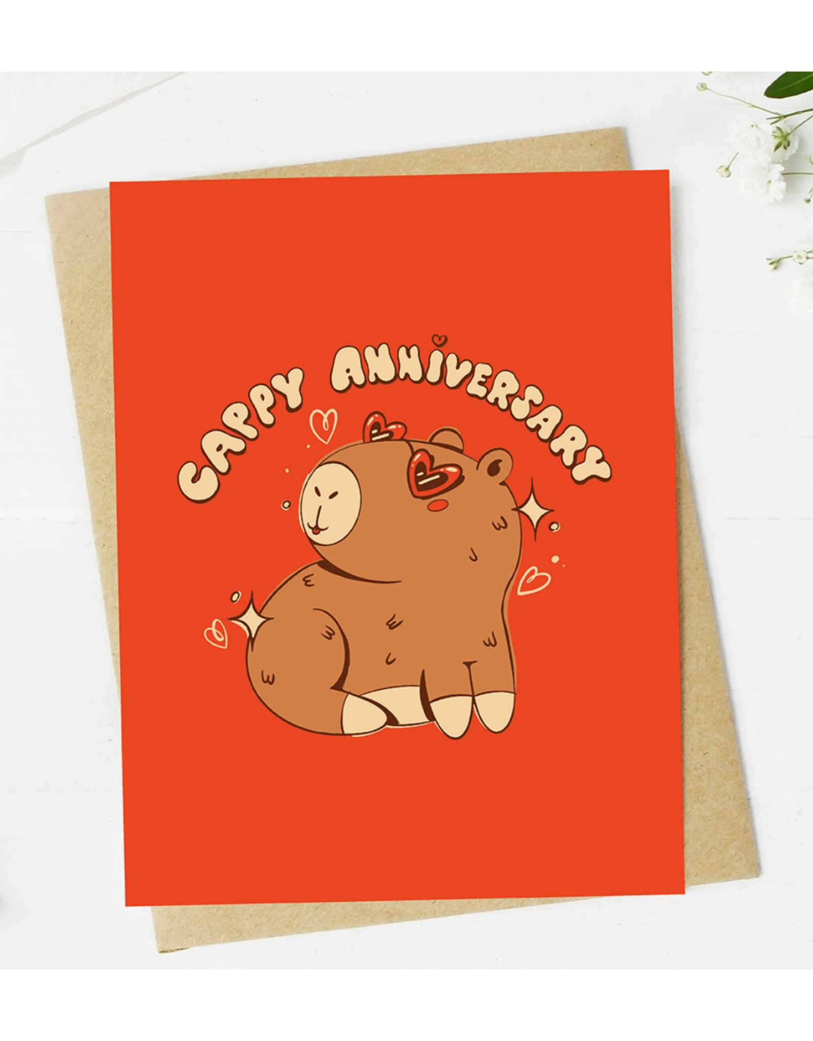 Cappy Anniversary Greeting Card