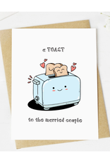 A Toast to the Married Couple Greeting Card