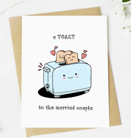 A Toast to the Married Couple Greeting Card