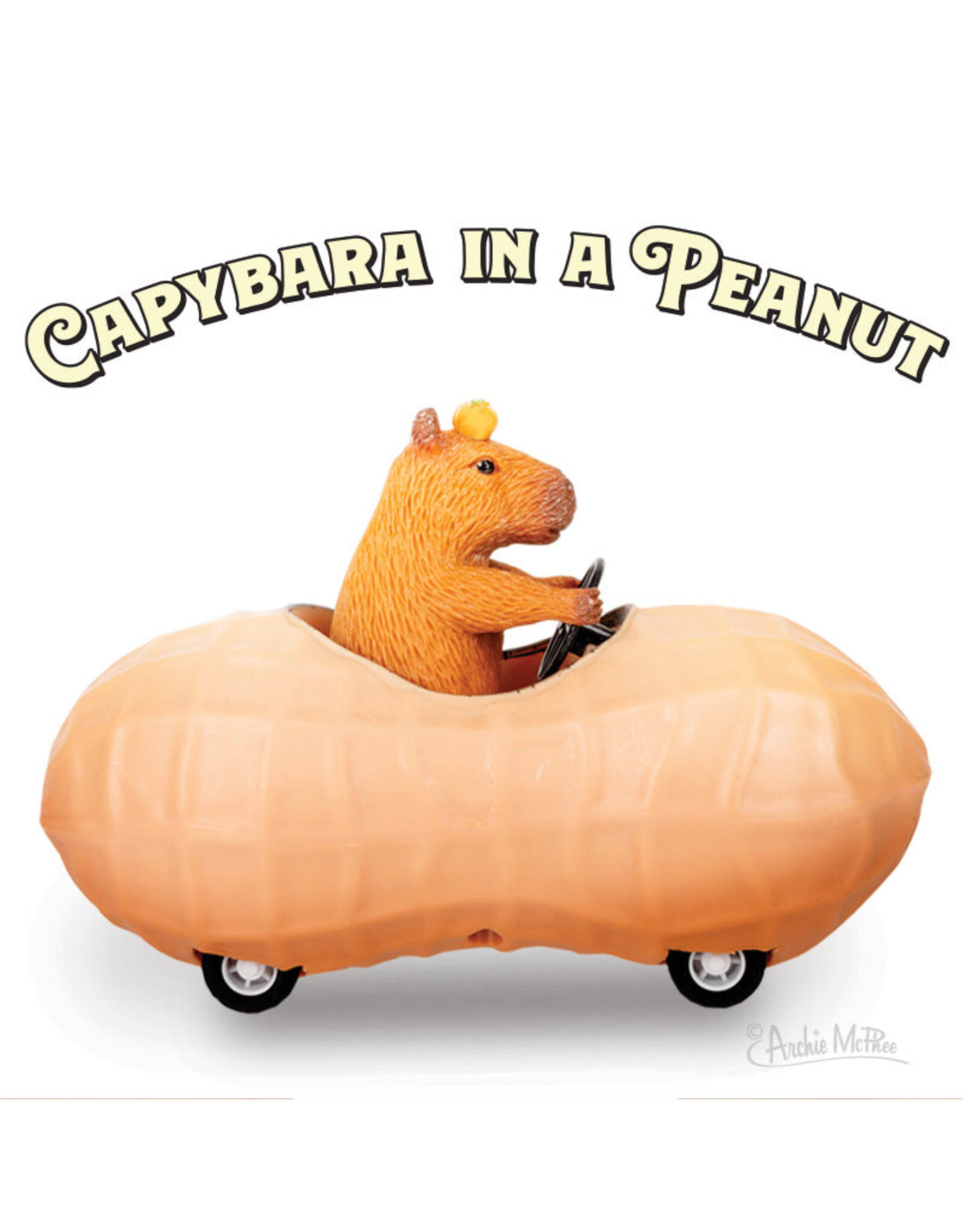 Racing Capybara in a Peanut
