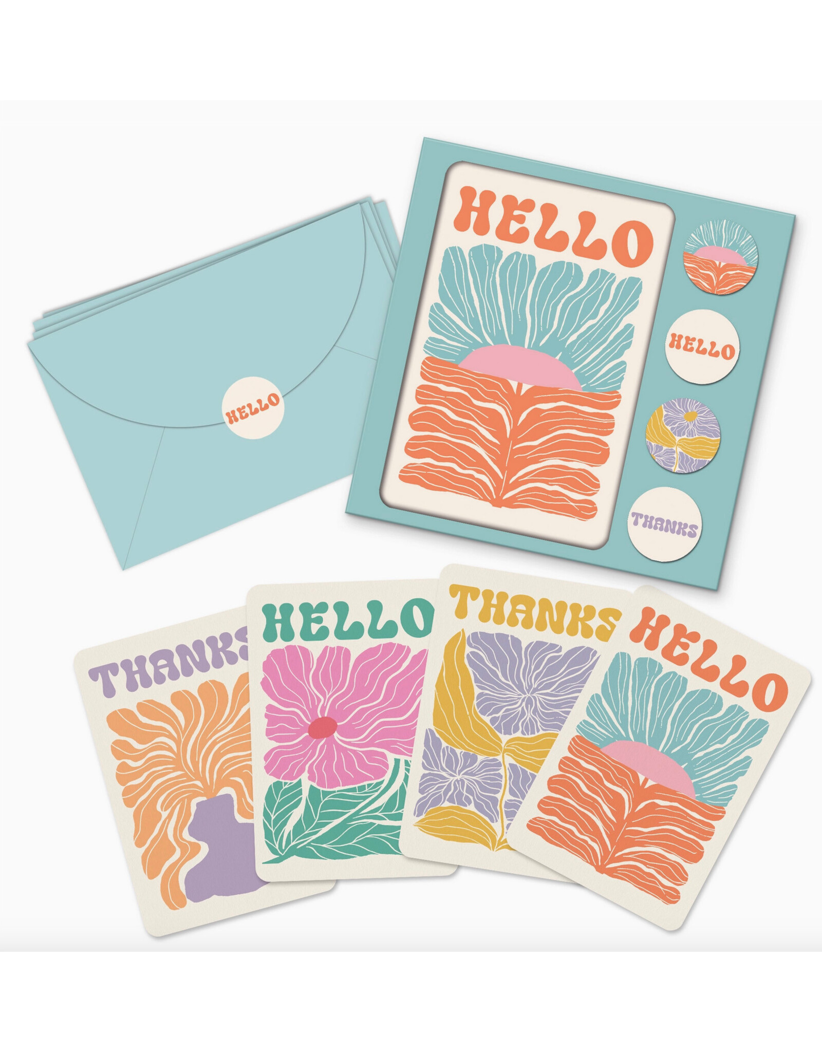 Fancy Flora Notecards Set