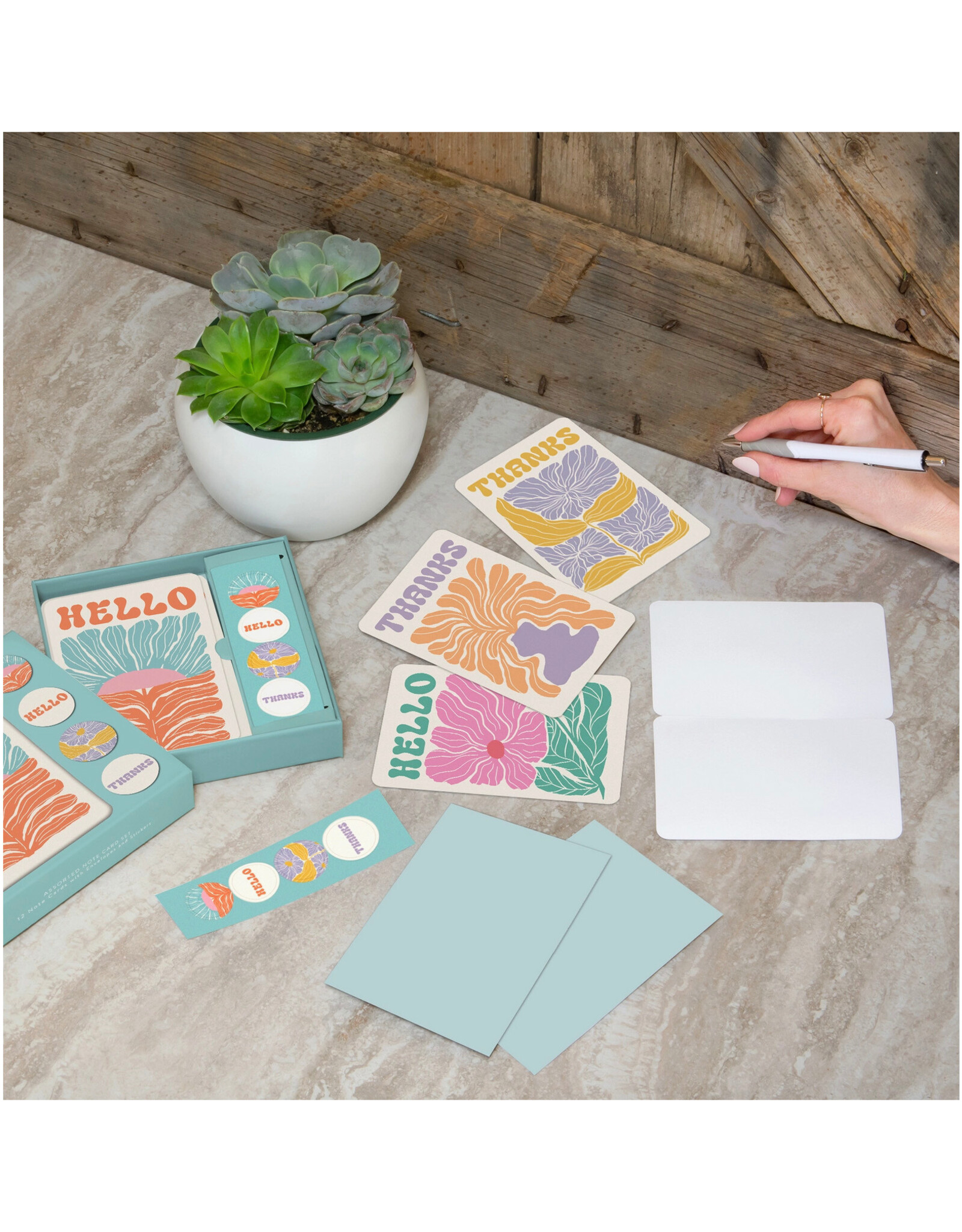 Fancy Flora Notecards Set