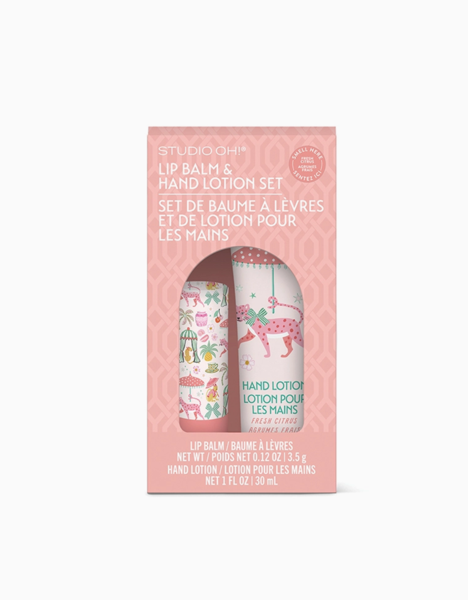 Lip Balm and Hand Lotion Set - Leopard On Parade