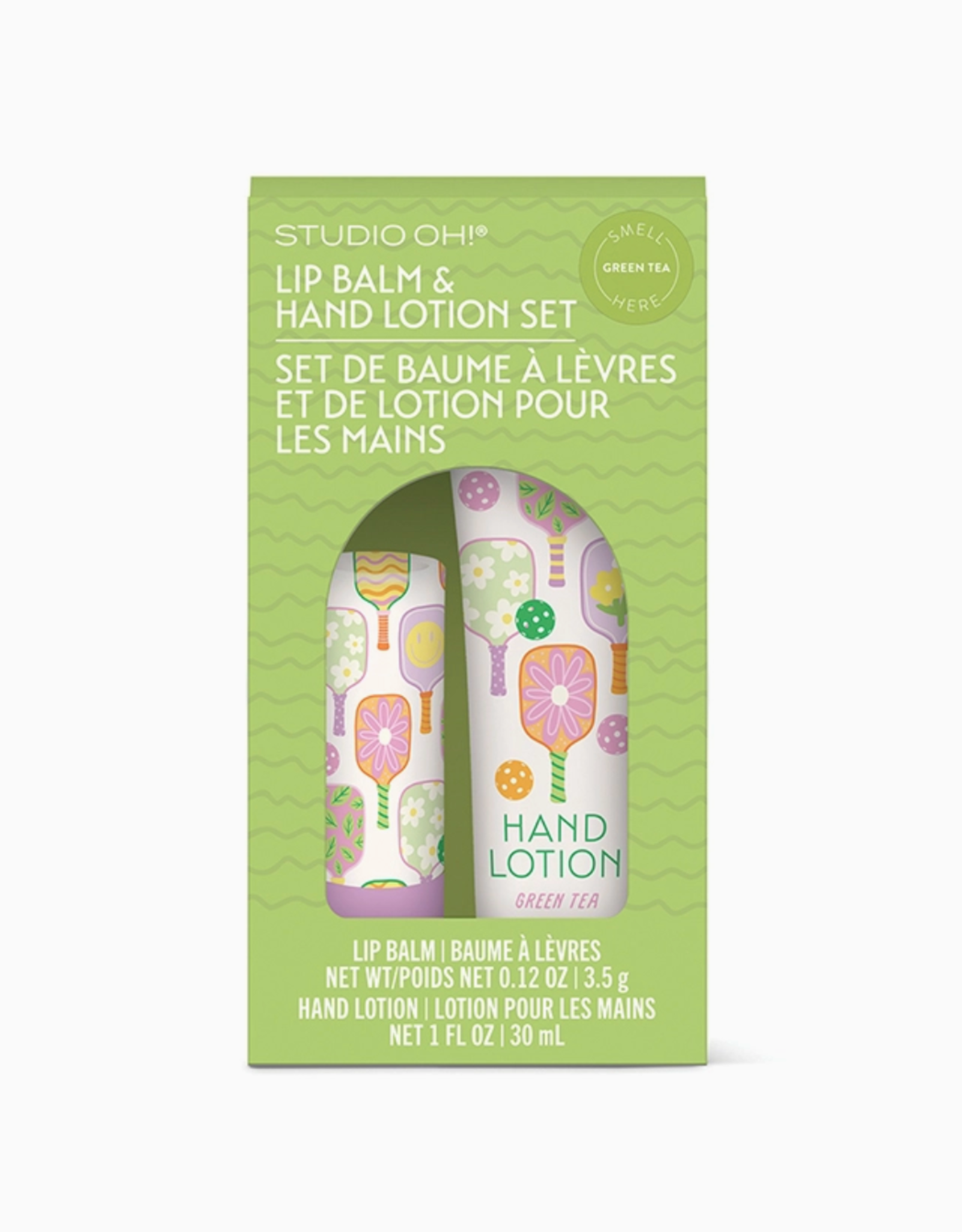Lip Balm and Hand Lotion Set - Pickleball Rally
