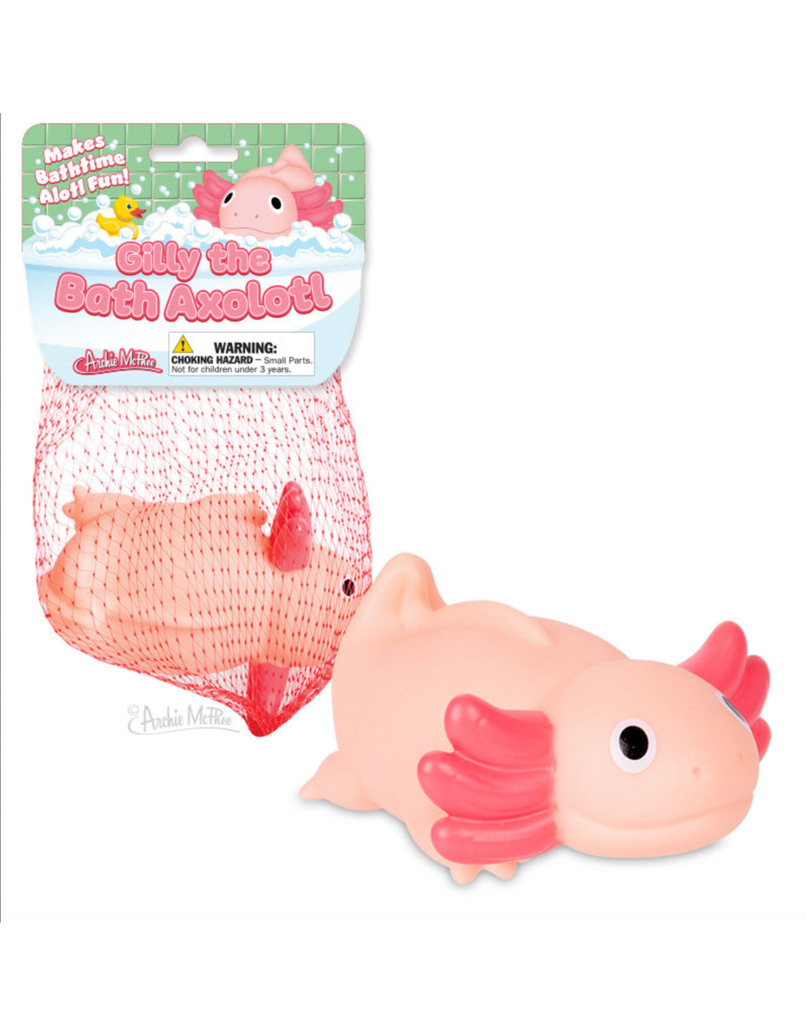 Gilly the Bath Axolotl