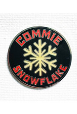 Commie Snowflake Pin