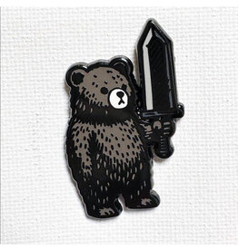 Dragon Slayer Bear Pin