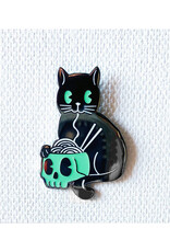Glowing Ramen Cat Pin
