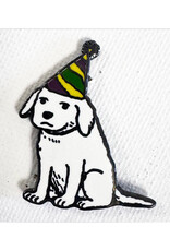 Party Dog Pin