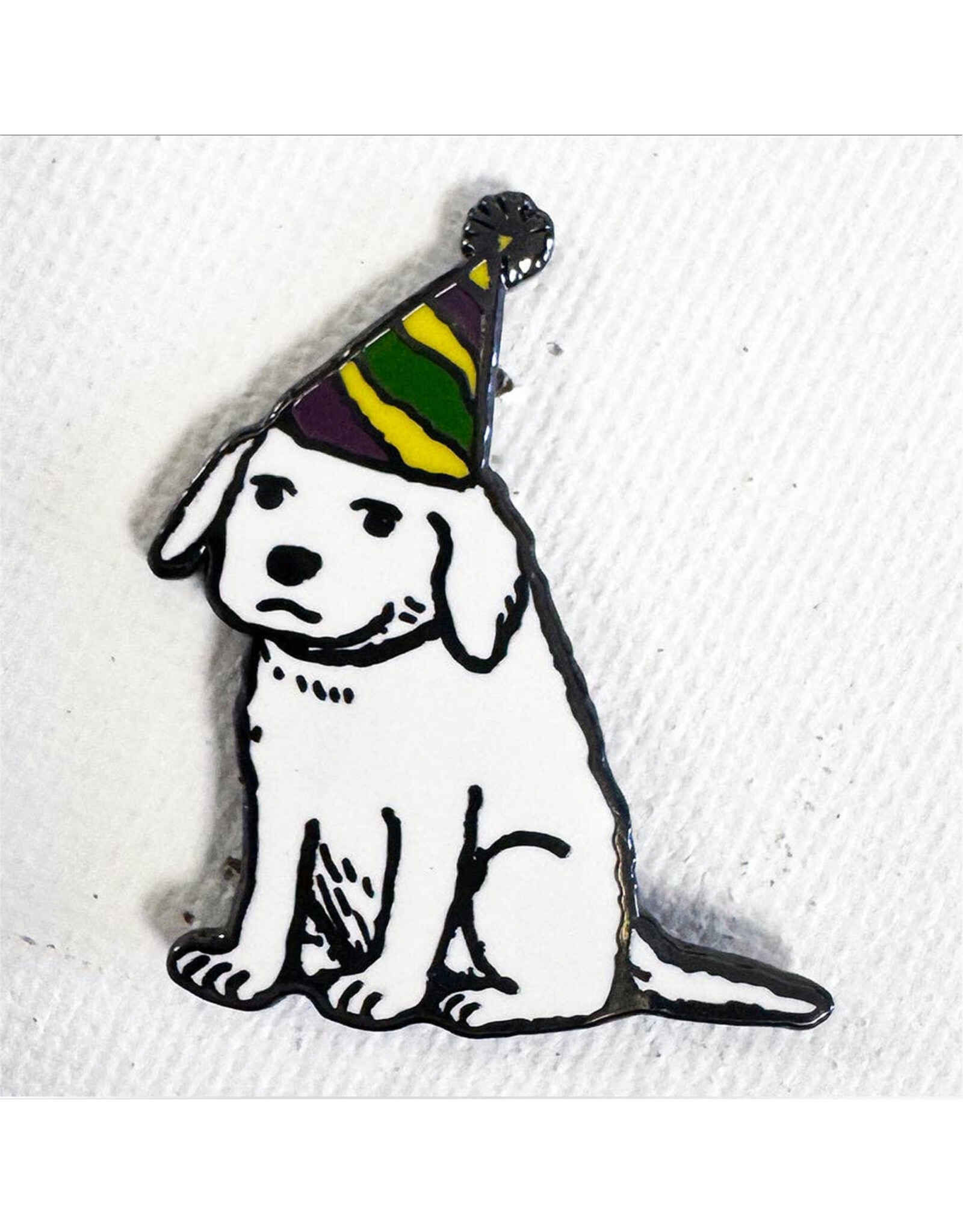 Party Dog Pin