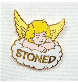Stoned Angel Enamel Pin