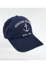 Rhode Island Anchor Navy Hat