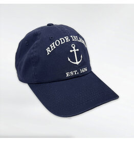 Rhode Island Anchor Navy Hat