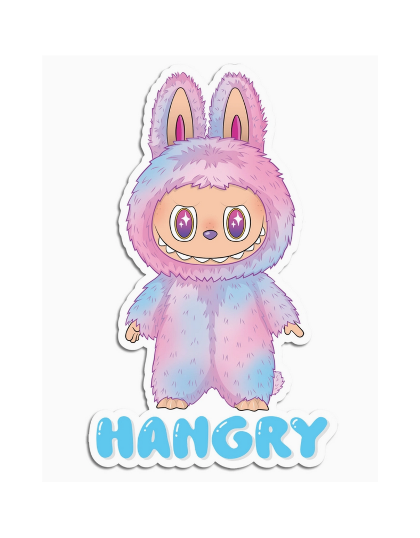 Labubu Hangry Sticker