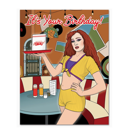 Hot to Go Chappell Roan Birthday Greeting Card