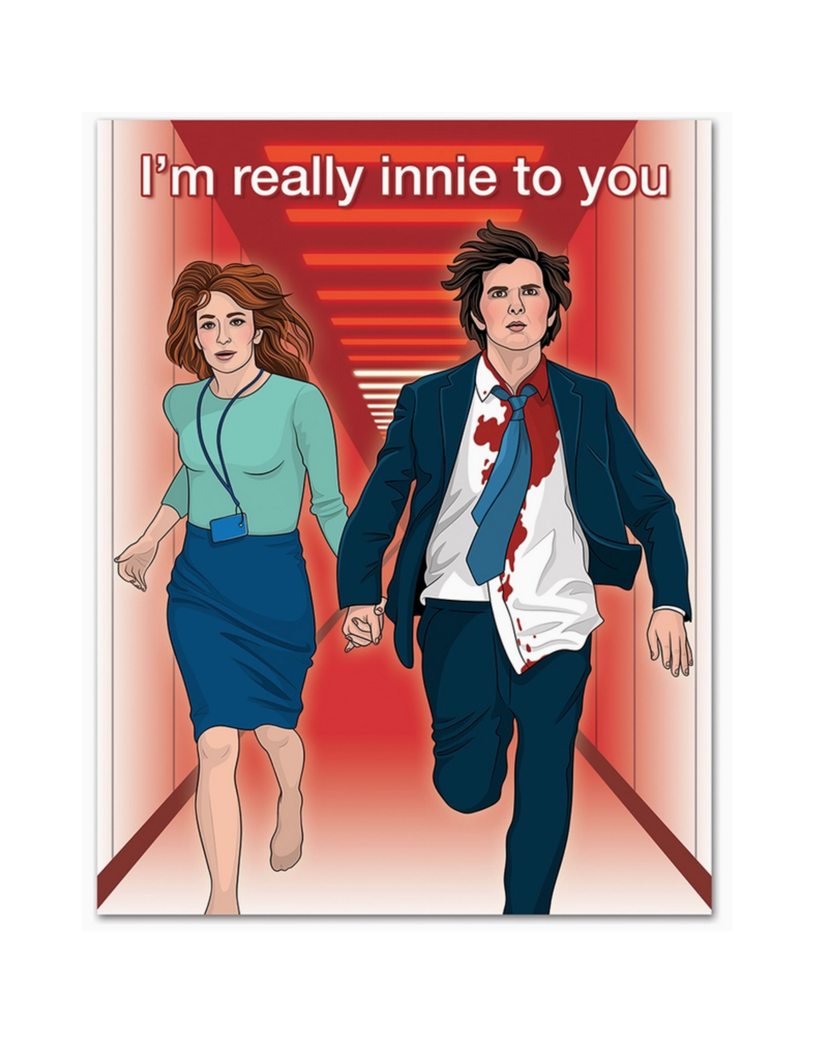 Really Innie To You Severance Greeting Card