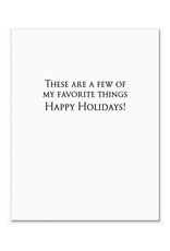 White Lotus Lorazepam and Mistletoe Christmas Greeting Card