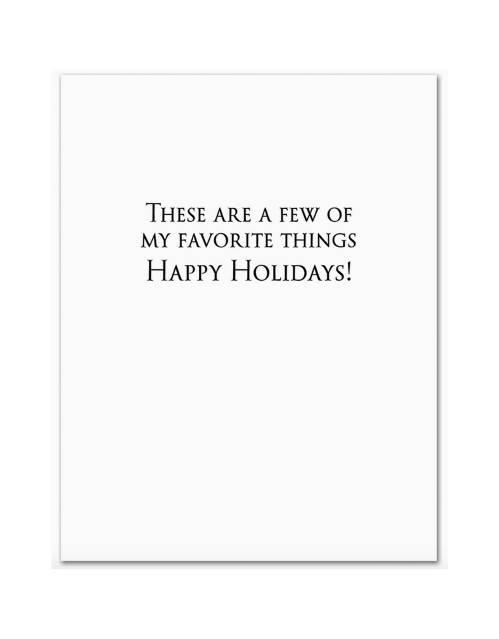 White Lotus Lorazepam and Mistletoe Christmas Greeting Card