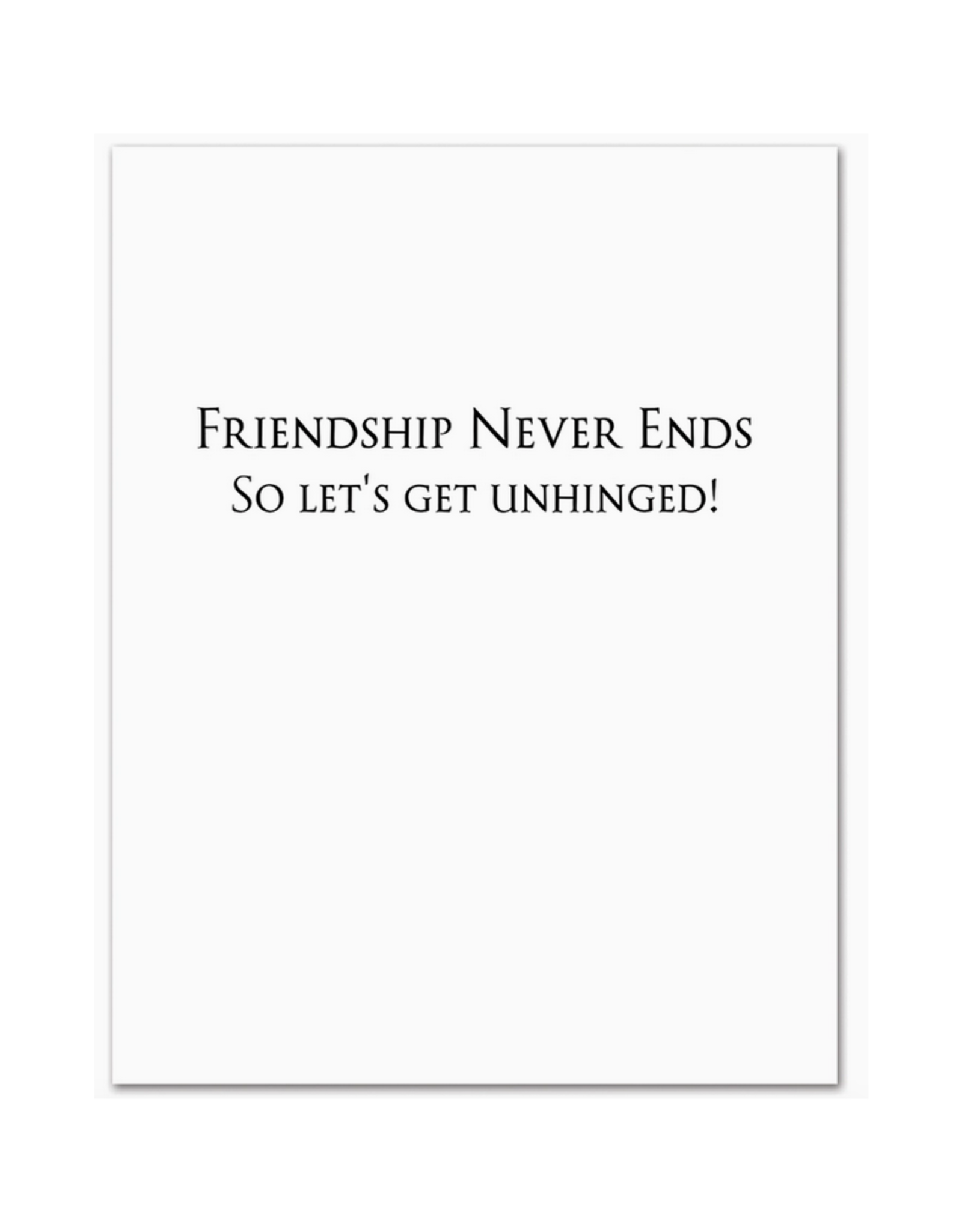 White Lotus Unhinged Birthday Greeting Card