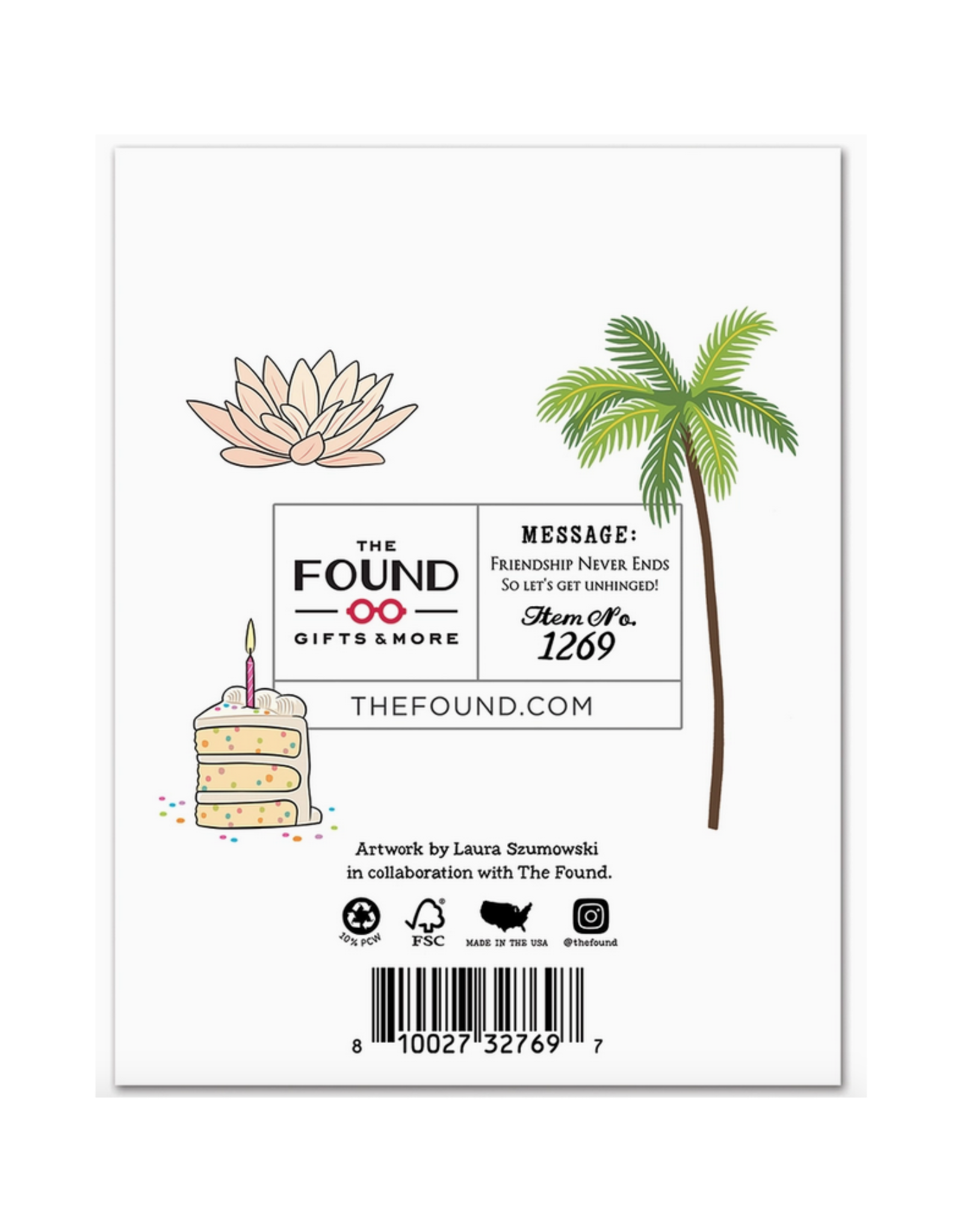 White Lotus Unhinged Birthday Greeting Card