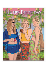 White Lotus Unhinged Birthday Greeting Card