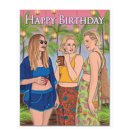 White Lotus Unhinged Birthday Greeting Card