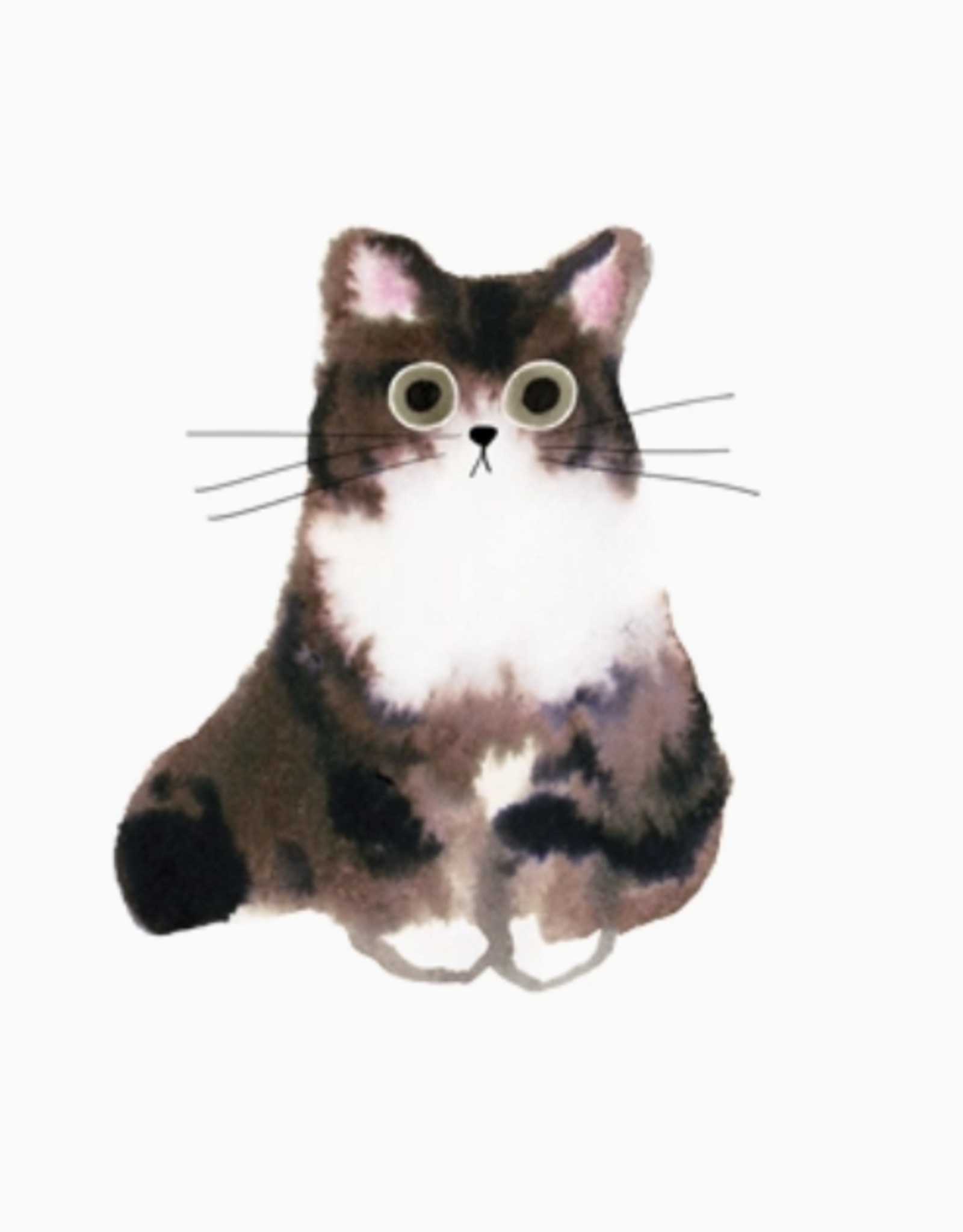 Curious Cat Tattoo Pair