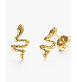Teeny Tiny Serpent Stud Earrings