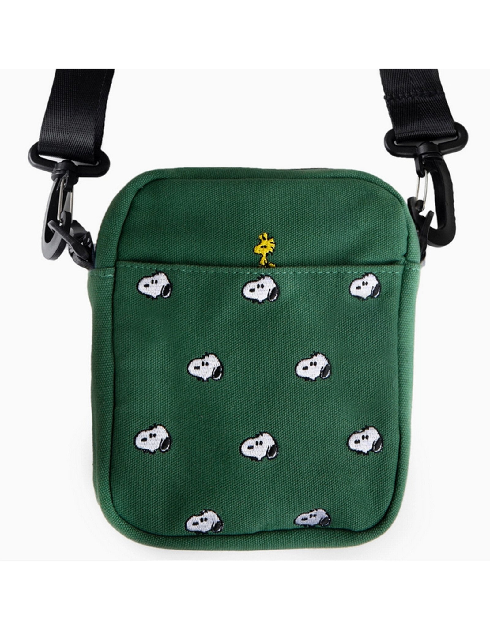Snoopy Embroidered Crossbody Bag (Forest)