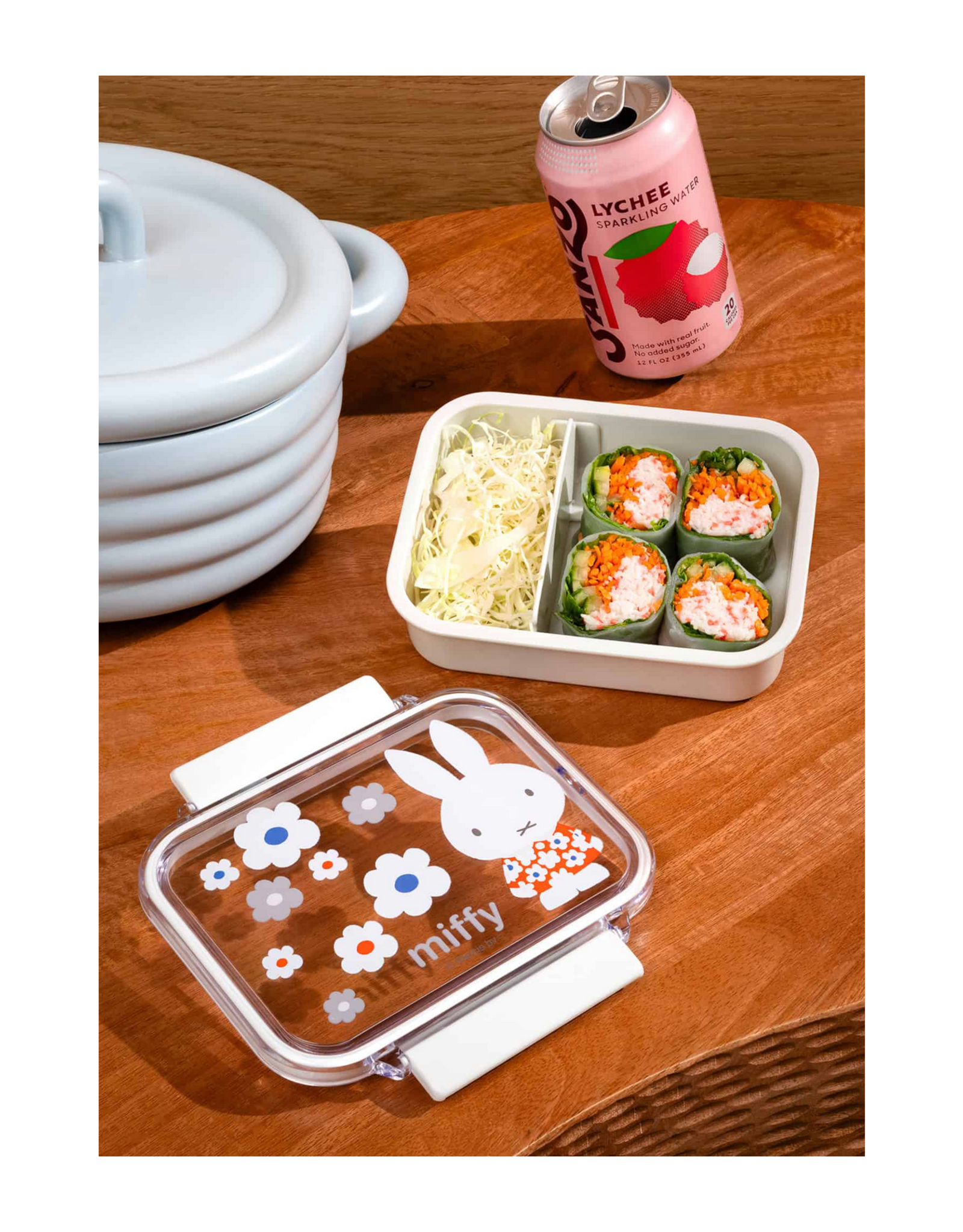 Monotone Miffy Lunch Box