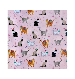 Festive Felines Wrapping Paper - Curbside Pick Up Only