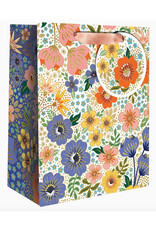 Golden Floral Gift Bag - Small