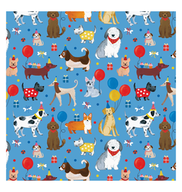 Party Dogs Wrapping Paper - Curbside Pick Up Only