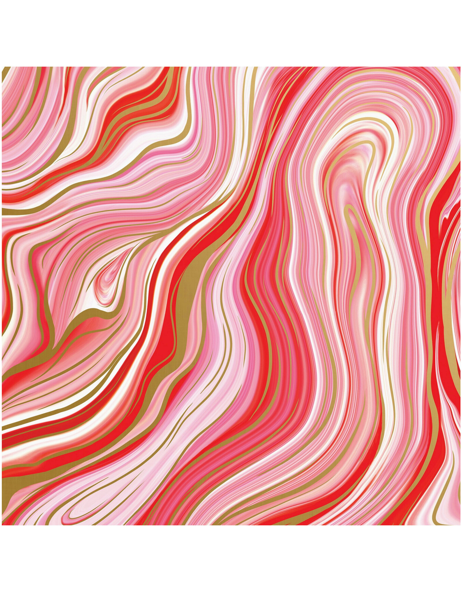 Marbleized Red Wrapping Paper - Curbside Pick Up Only