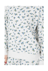 Blue Rose Sweat Shorts Set