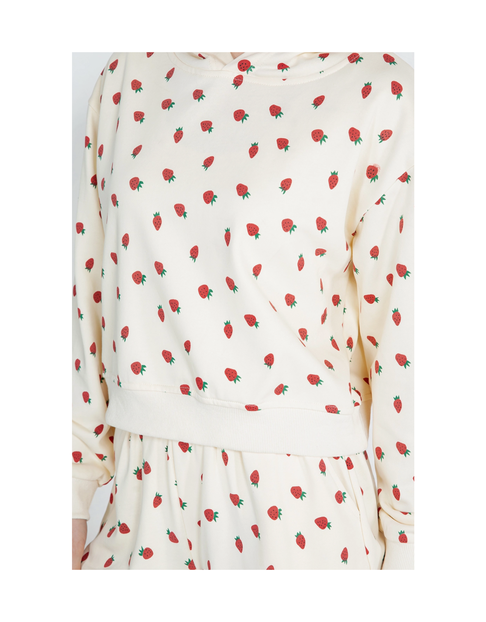 Strawberry Sweat Shorts Set