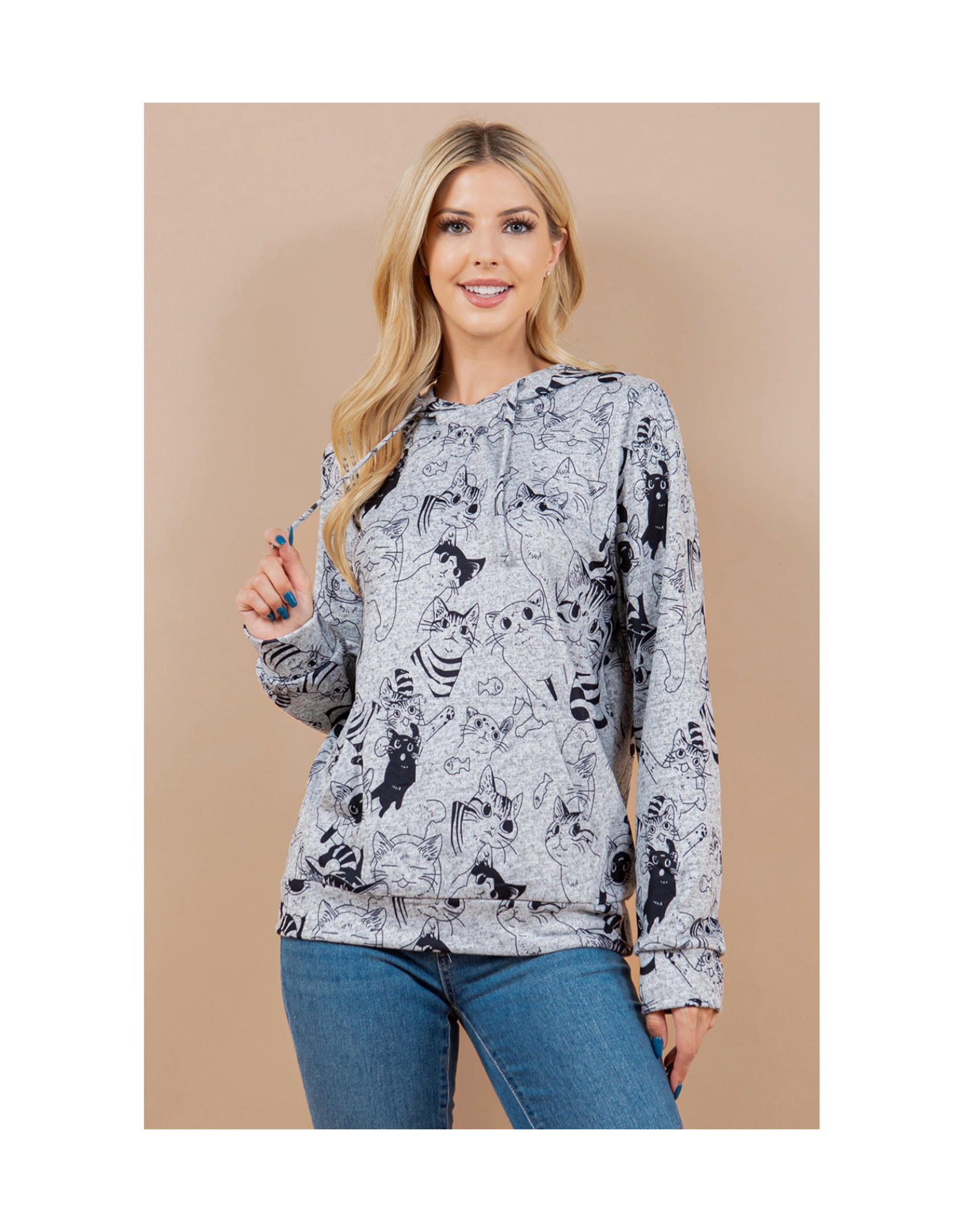 Variety Cat Outlines Hoodie