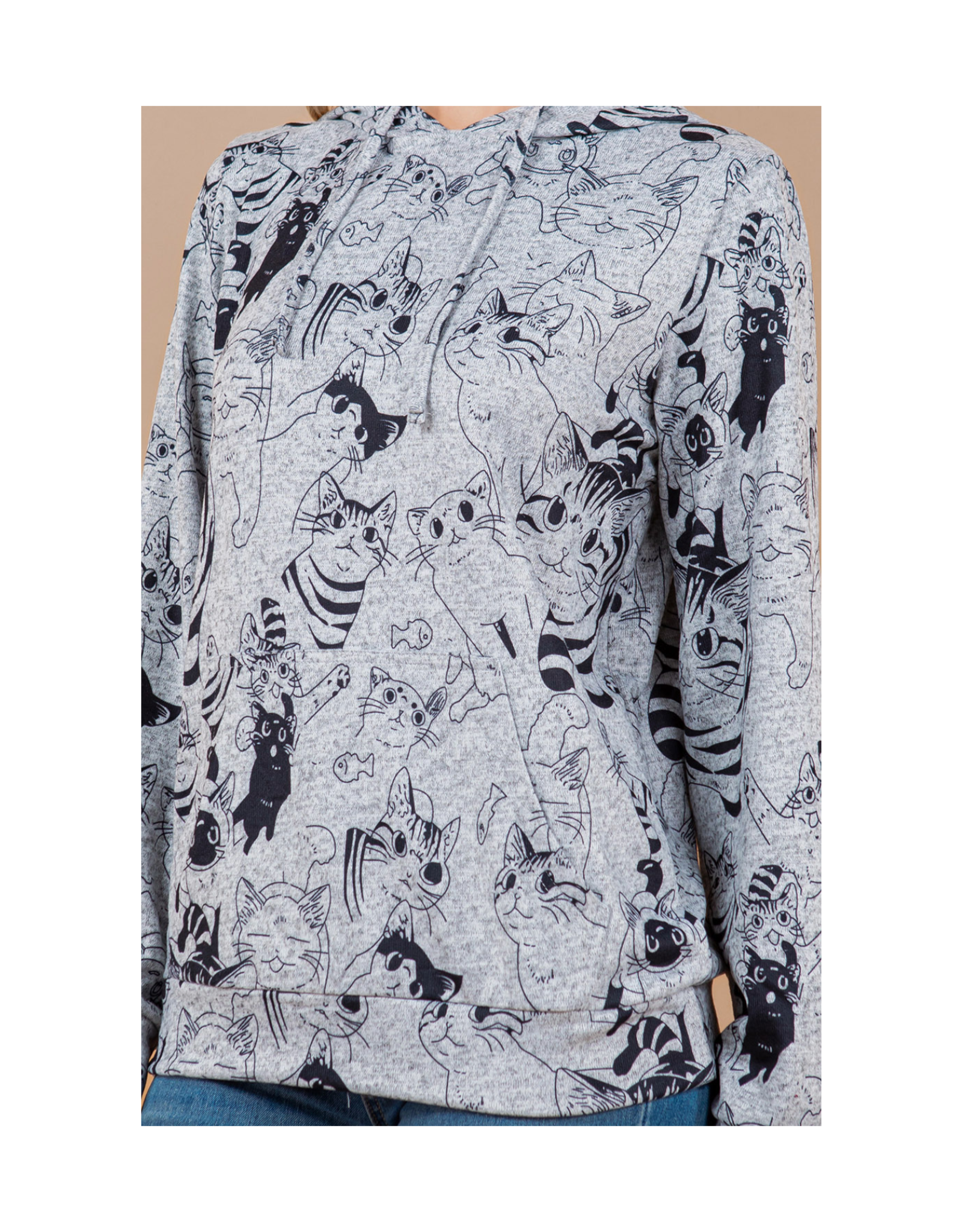 Variety Cat Outlines Hoodie