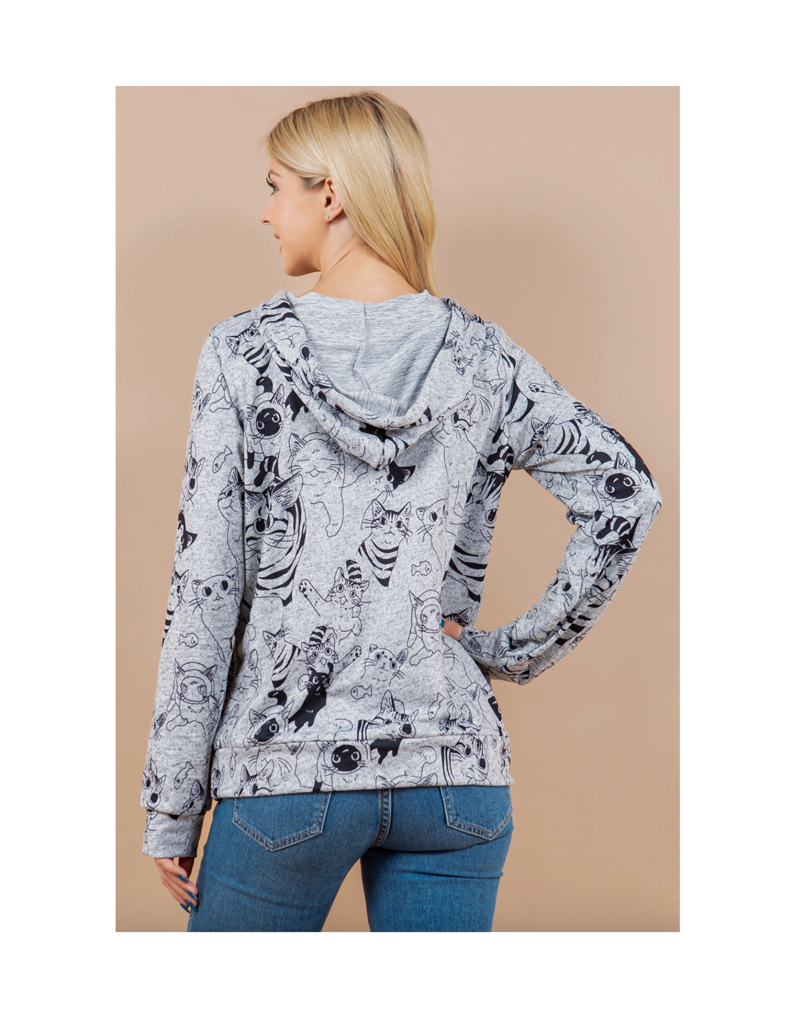 Variety Cat Outlines Hoodie